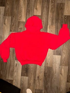 Yeezy Gap Red Heavyweight Hoodie